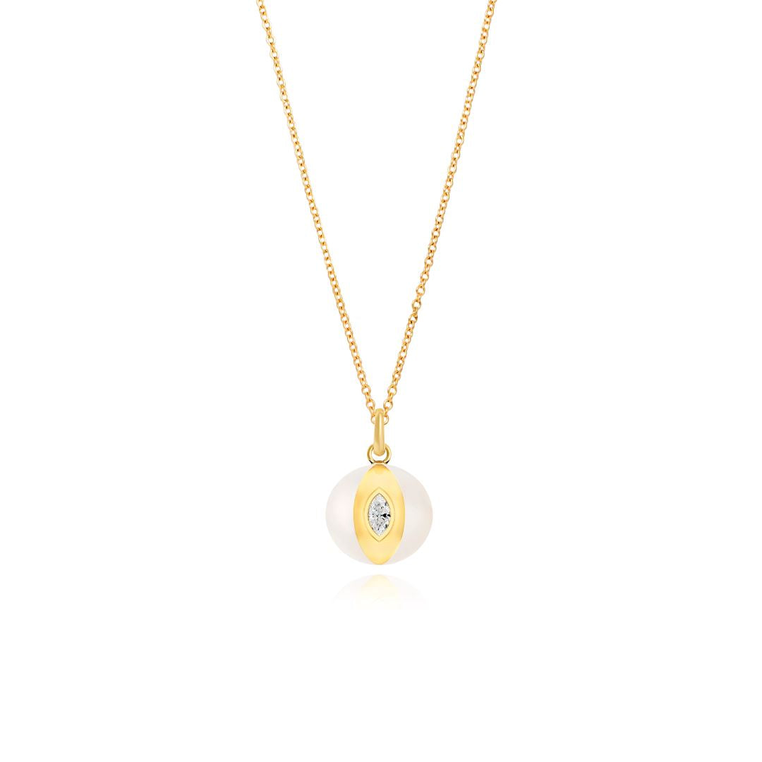 Almasika Terra Nova Gold and Diamond Necklace