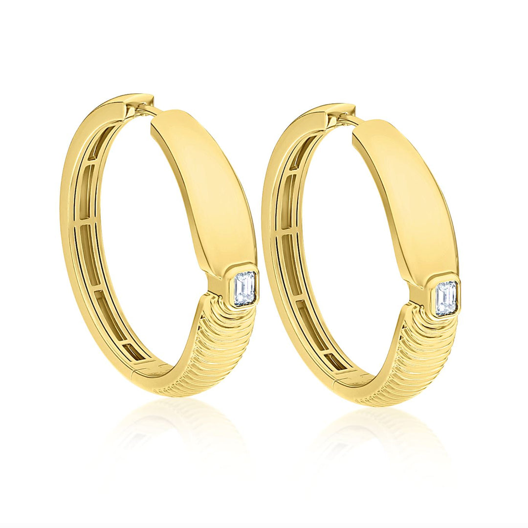 Adiré 18k Hoops earrings ALMASIKA 